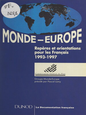 cover image of Monde-Europe. Repères et orientations pour les Français, 1993-1997